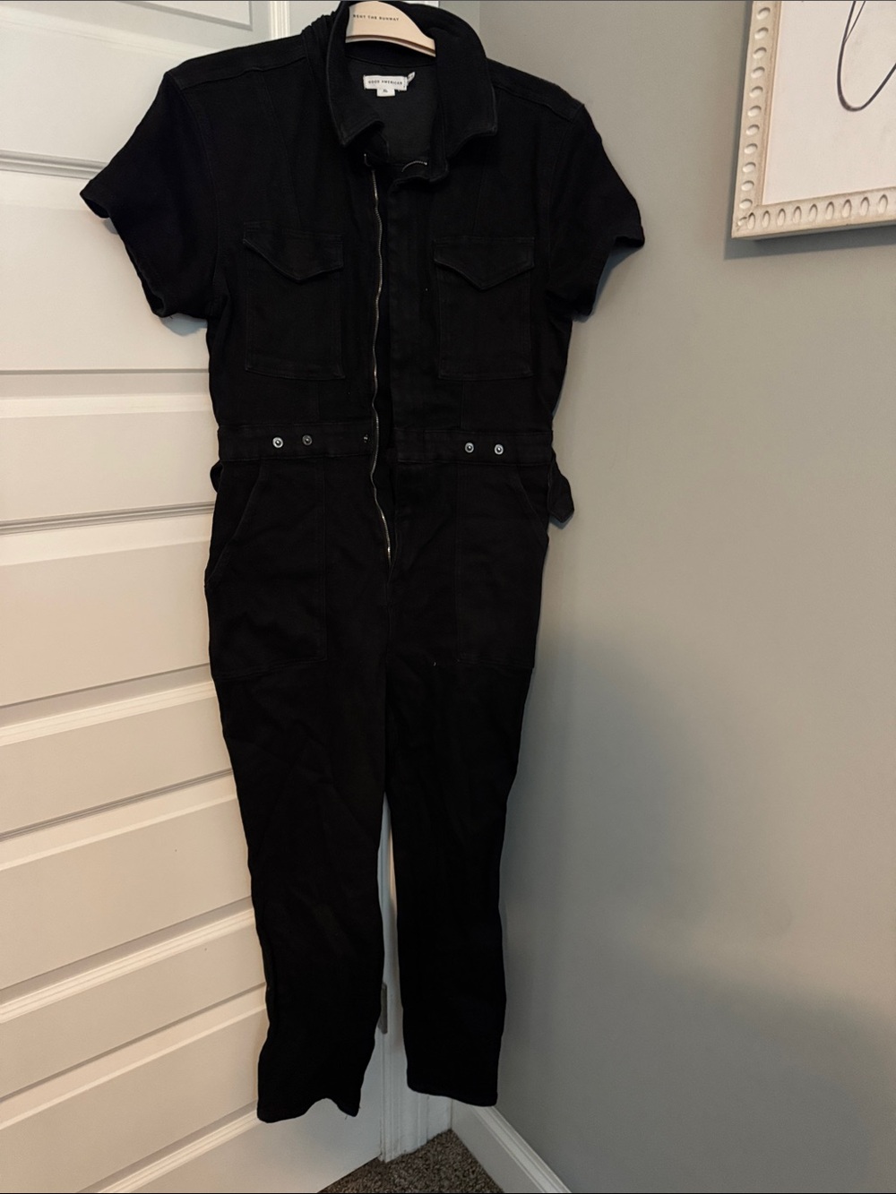 Black Utility Jumpsuit - Good American